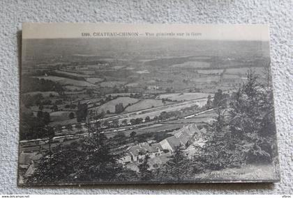 Château Chinon, vue générale sur la gare, Nièvre 58