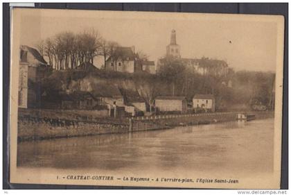 53 - Chateau Gontier - l'Eglise Saint Jean