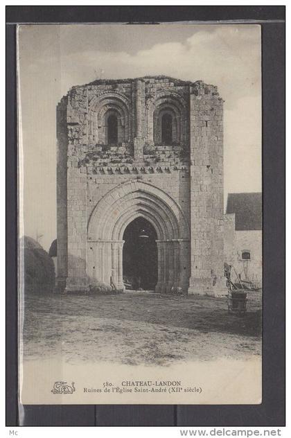 77 - Chateau Landon - Ruines de l'Eglise Saint-André