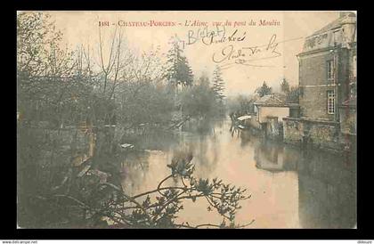 08 - Château-Porcien - L'Aisne vue du pont du Moulin - Précurseur - Oblitération ronde de 1905 - CPA - Voir Scans Recto-