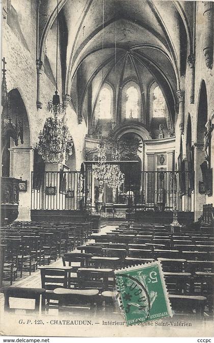 CPA Chateaudun Intérieur de l'Eglise Saint-Valérien