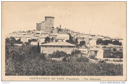 84 // CHATEAUNEUF DU PAPE    Vue générale