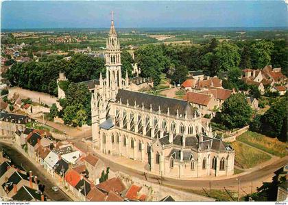 18 - Chateauneuf sur Cher - La Basilique - Vue aérienne - CPM - Carte Neuve - Voir Scans Recto-Verso