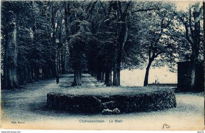 CPA CHATEAUVILLAIN Le Mail (616548)