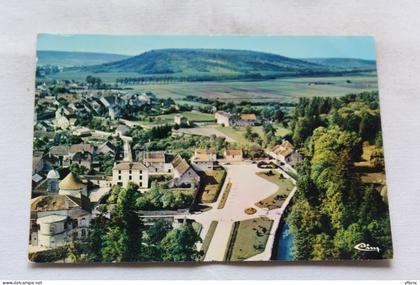 Cpm 1983, Chateauvillain, vue générale aérienne, le Mail, Haute Marne 52