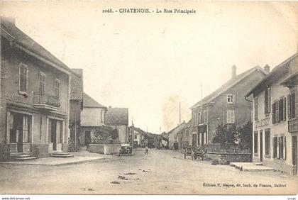 CPA Châtenois La Rue Principale