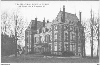 Carte Postale Ancienne de CHATILLON SUR CHALARONNE-château de Chassagne