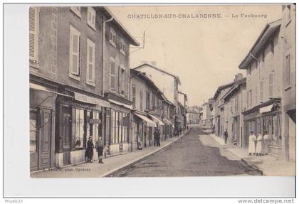 Châtillon sur Chalaronne Le faubourg