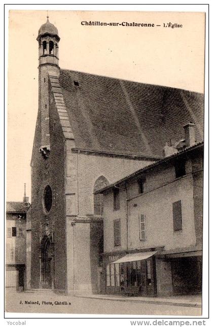 CP, 01, CHÂTILLON-sur-CHALARONNE, L'Eglise, Vierge