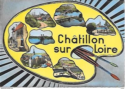 CPSM Châtillon-sur-Loire vues multiples