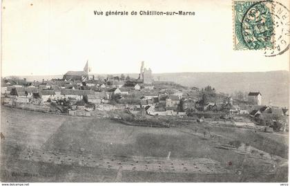 Carte POSTALE Ancienne de  CHATILLON sur MARNE -