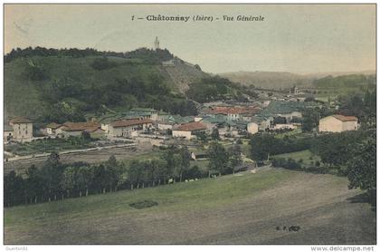 ( CPA 38 )  CHÂTONNAY  /  Vue Générale  -