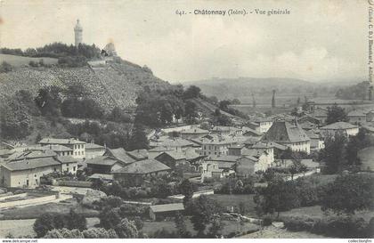 CPA FRANCE 38 " Châtonnay, Vue générale".