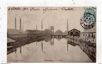 CHAUNY L'OISE (CARTE PRECURSEUR )