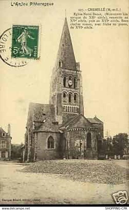 49 - Chemille - Eglise Notre-Dame - Dos