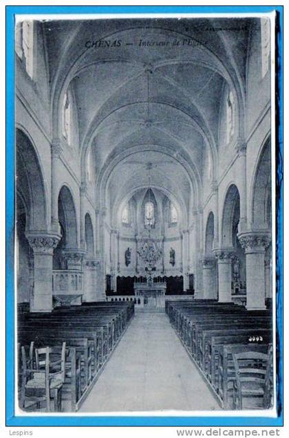 69 - CHENAS --  Intérieur de l'Eglise