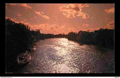 94 - Chennevières sur Marne - La Marne - Vue du Pont de Chennevières entre la Varenne St-Hilaire et Chenevières sur Marn