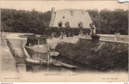 CPA CHENONCEAUX - Le port (146526)