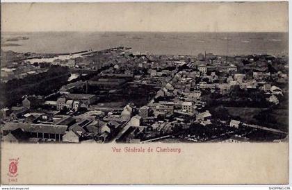 50 - Cherbourg - Vue générale de Cherbourg - Non voyagé - Dos divisé