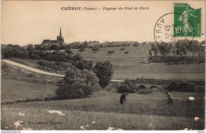 CPA CHEROY Paysage du Pont de Paris (1197855)