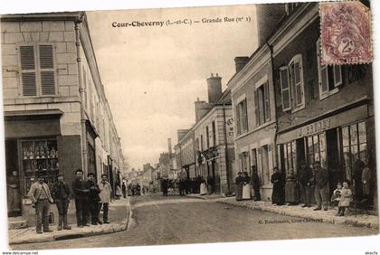 CPA Ceur-CHEVERNY (L.-et-C.) - Grande Rue (n.1) (208719)