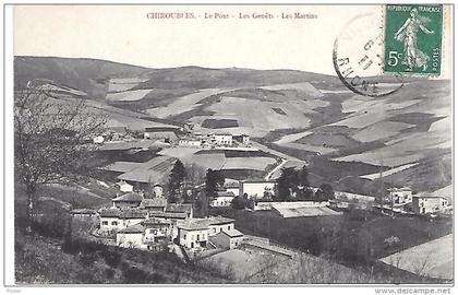 CHIROUBLES - Le pont - les Genêts - Les Martins