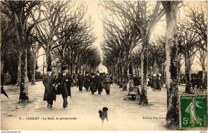 CPA CHOLET - Le Mail la promenade (296857)