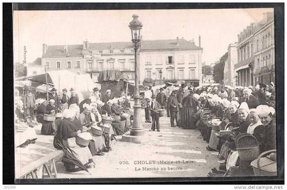 CPA CHOLET MAINE-ET-LOIRE LE MARCHÉ AU BEURRE