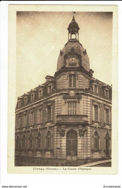 CPA - Carte postale - FRANCE  - Civray- Caisse d'épargne  - S1565