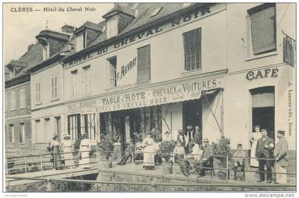 76 - Clères ; Hotel du Cheval Noir.