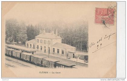 76 --- CLERES   la gare