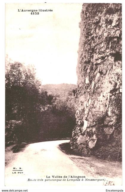 CPA - Carte Postale - France-Vallée de l'Allagnon  route pittoresque de Lempdes à Neussargues   -VM35961