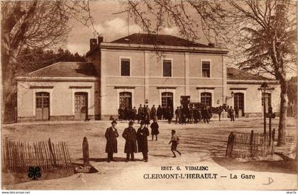 CPA AK CLERMONT-l'HERAULT La Gare (686580)