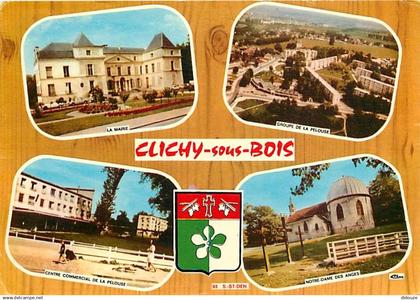 93 - Clichy sous Bois - Multivues - Blasons - CPM - Voir Scans Recto-Verso