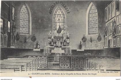 Clichy-sous-Bois - Intérieur de la Chapelle de Notre-Dame des Anges