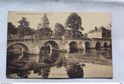 Cloyes sur le Loir, le pont, Eure et Loir 28