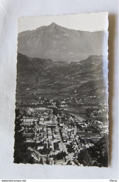 Cpsm, Cluses, vue générale, le col de Châtillon et le pic Marcelly, Haute Savoie 74