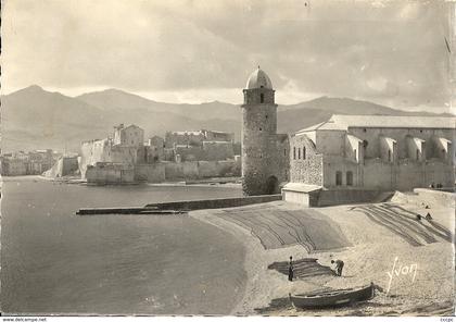 CPSM Collioure Plage Saint-Vincent