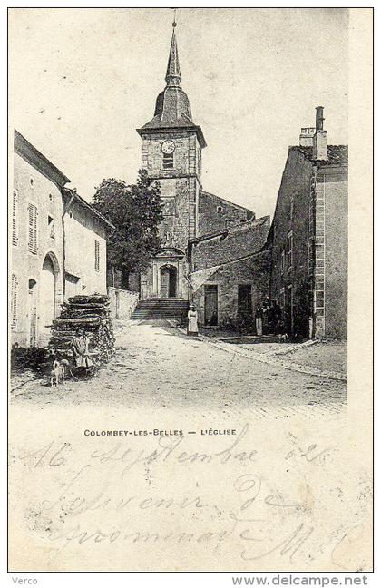 Carte Postale Ancienne de COLOMBEY LES BELLES