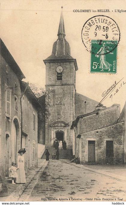 COLOMBEY LES BELLES : L'EGLISE