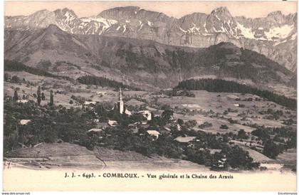 CPA  Carte postale France Combloux  Vue générale et chaîne des Aravis  VM636224