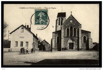 77 Combs-la-Ville eglise mairie D77D K77122K C77122C RH029844