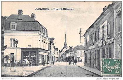 Conches en Ouche       27        Rue Saint Etienne    (voir scan)