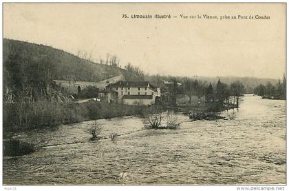 Dép 87 - Condat sur Vienne - Limousin illustré - Vue sur la Vienne prise au pont de Condat - état