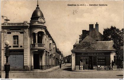 CPA CONTRES - Carrefour Gambetta (741042)