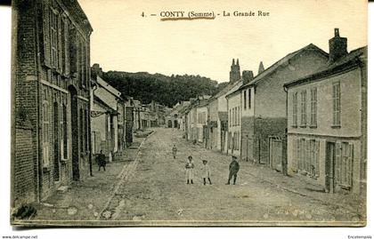 CPA - Carte Postale - France - Conty - La Grande Rue ( MO17982)