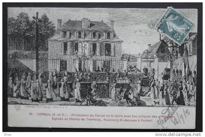 91 Corbeil-Essonnes religion procession    D91D  K91174K  C91174C RH026757