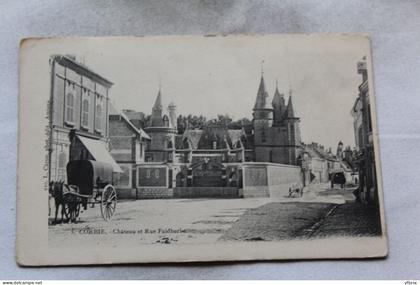 Corbie, château et rue Faidherbe, Somme 80