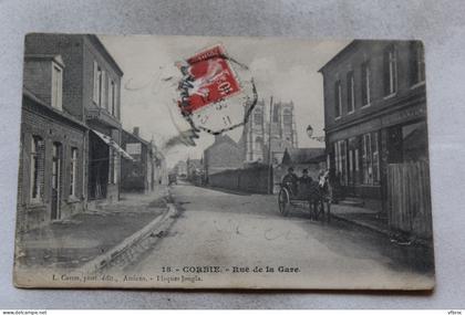 Corbie, rue de la gare, Somme 80