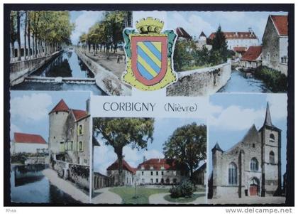 58 Corbigny CORBIGNY (Ni?vre) vue multi vues l'anguison eglise D58D K58083K C58083C RH010251